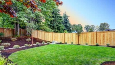 new fence installation by fencing contractor